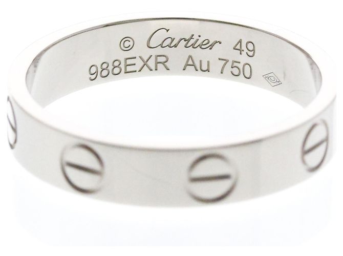 Cartier Mini Love Ring in 18K Weißgold - Ansicht 5