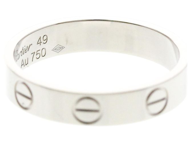 Cartier Mini Love Ring in 18K Weißgold - Ansicht 8