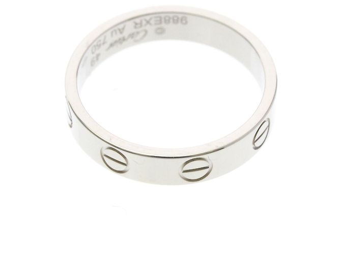 Cartier Mini Love Ring in 18K Weißgold - Ansicht 9