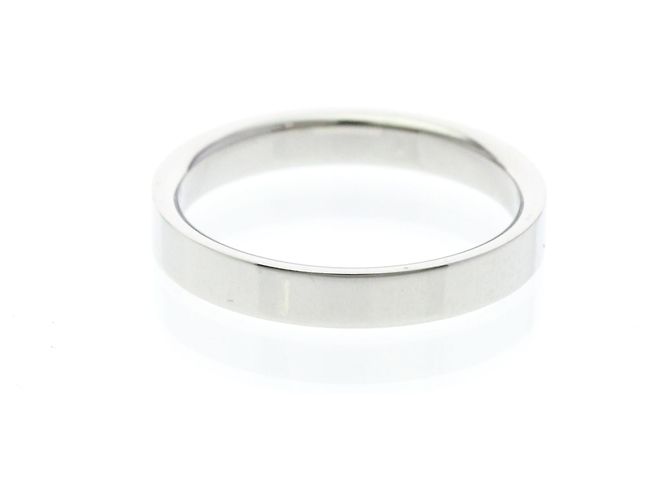 Autre Marque Tiffany Flachbandring aus Platin - Ansicht 3