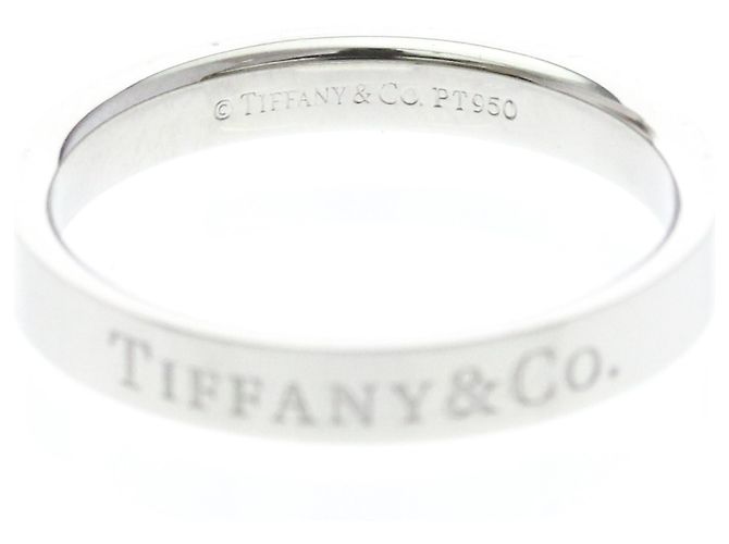 Autre Marque Tiffany Flachbandring aus Platin - Ansicht 5