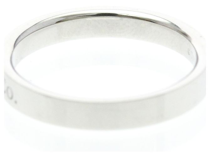 Autre Marque Tiffany Flachbandring aus Platin - Ansicht 6