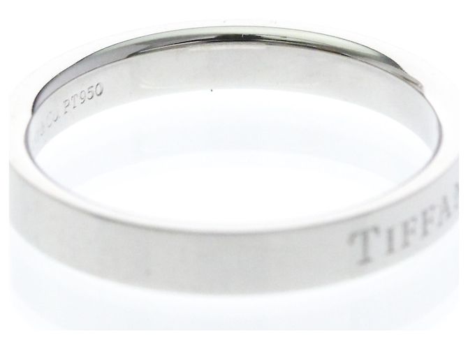 Autre Marque Tiffany Flachbandring aus Platin - Ansicht 8