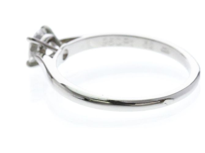 Cartier Diamant-Solitärring aus Platin - Ansicht 2