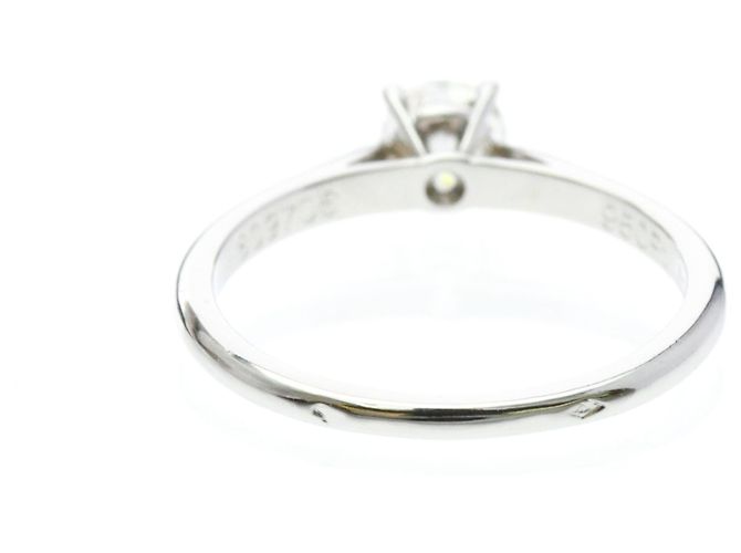 Cartier Diamant-Solitärring aus Platin - Ansicht 3