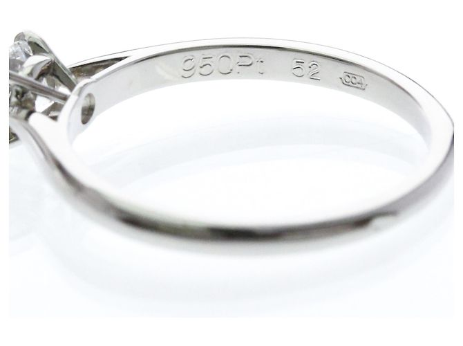 Cartier Diamant-Solitärring aus Platin - Ansicht 6