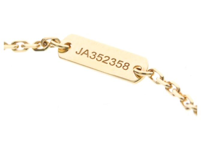 Collana Van Cleef & Arpels Vintage Alhambra in oro giallo 18K - vista 11
