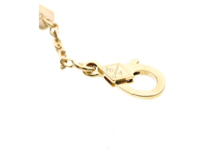 Collana Van Cleef & Arpels Vintage Alhambra in oro giallo 18K - vista 8