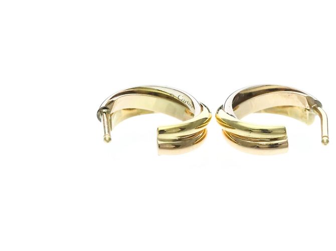 Orecchini Cartier Trinity a mezzo cerchio in oro 18K - vista 5
