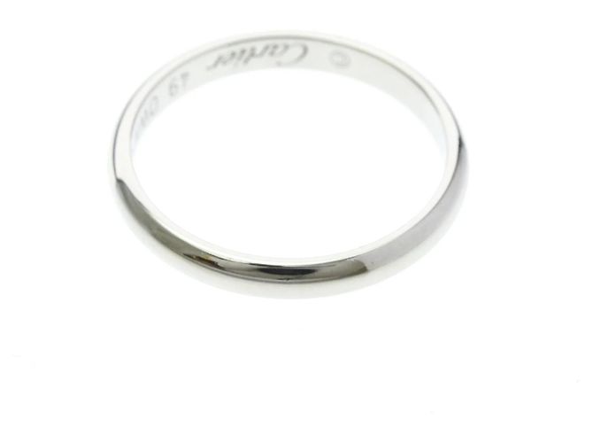 Cartier Ehering aus Platin - Ansicht 9