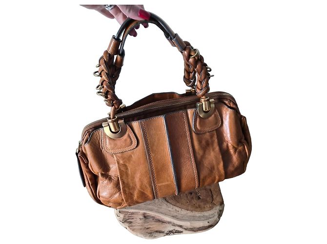 Chloé Lederwaren Braune Lederhandtasche - Ansicht 2