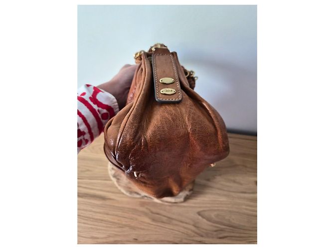 Chloé Lederwaren Braune Lederhandtasche - Ansicht 3
