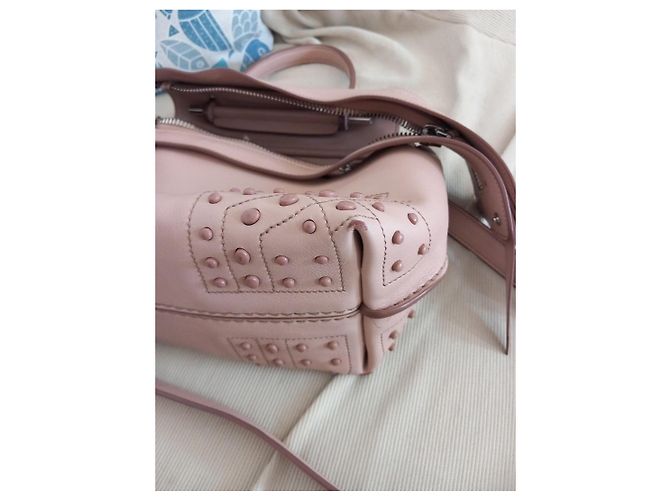 Borsa Tod's Wave  in pelle rosa - vista 9
