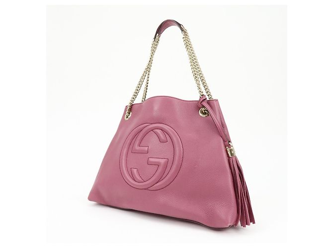 Gucci Soho Chain Strap Leather Medium - vista 3