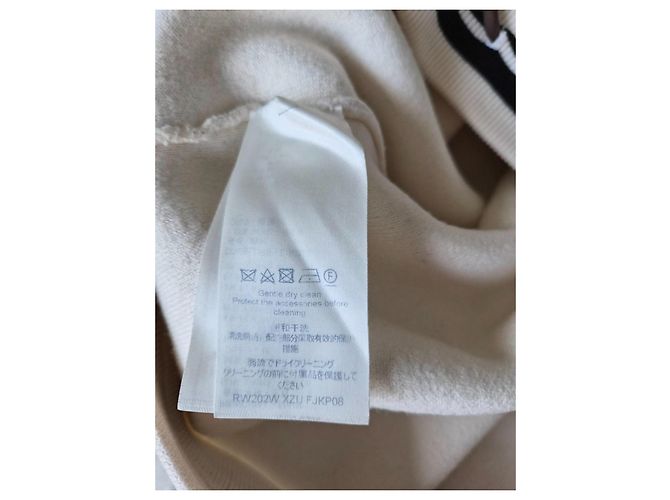 Louis Vuitton pantalón de chándal de lana y algodón crema - vista 10