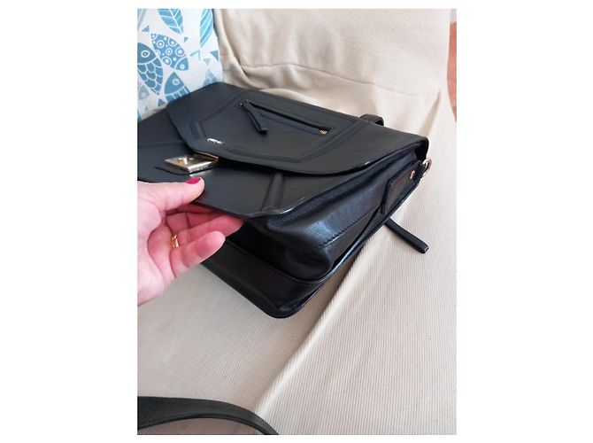 Borsa a tracolla Furla  Alice in pelle nera - vista 12