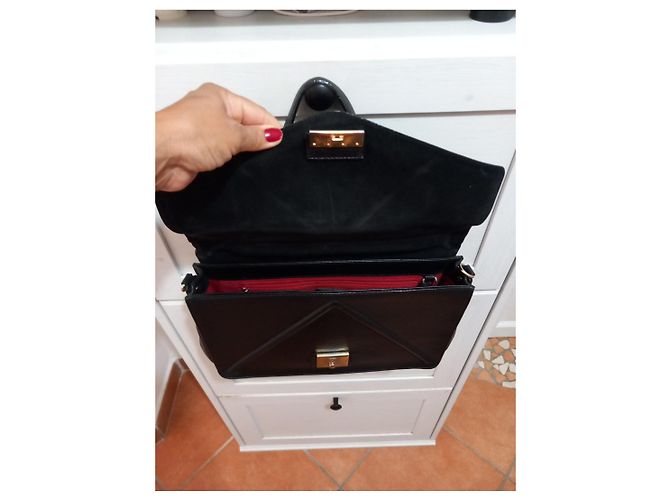 Borsa a tracolla Furla  Alice in pelle nera - vista 5
