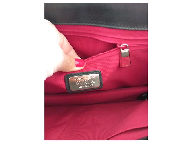 Borsa a tracolla Furla  Alice in pelle nera - vista 7