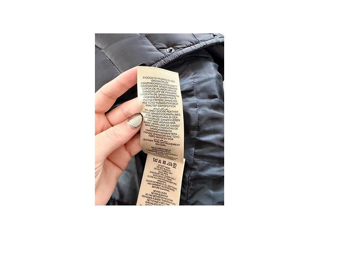 Casaco acolchoado Burberry Brit em nylon preto com gola de pele - vista 13
