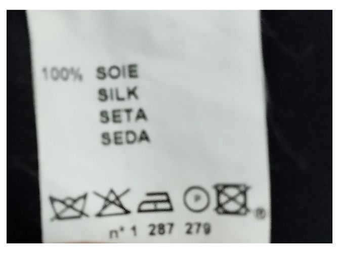 Cacharel Seiden-Abendkleid mit tiefem Ausschnitt TS - Ansicht 10