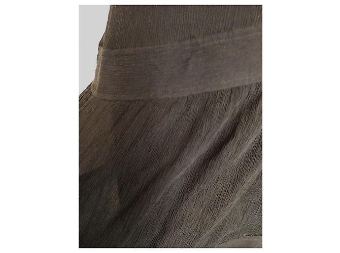 Cacharel Seiden-Abendkleid mit tiefem Ausschnitt TS - Ansicht 9