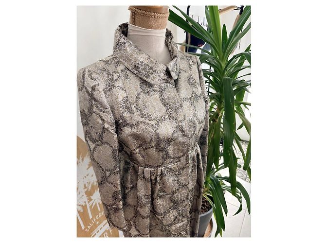 Abrigo Burberry de jacquard metalizado - vista 2