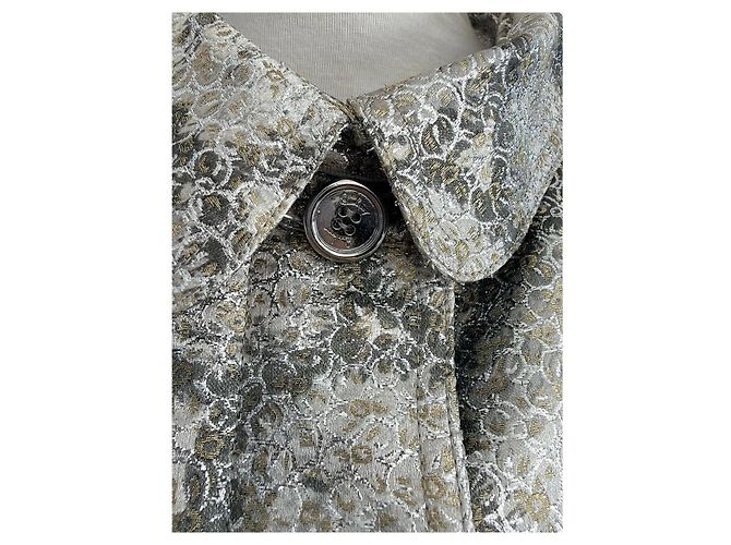 Abrigo Burberry de jacquard metalizado - vista 3