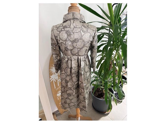 Abrigo Burberry de jacquard metalizado - vista 5