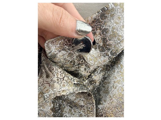 Abrigo Burberry de jacquard metalizado - vista 6