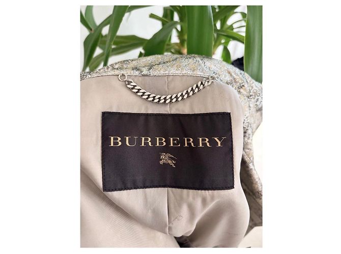 Abrigo Burberry de jacquard metalizado - vista 7