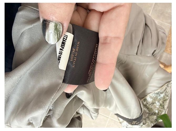 Abrigo Burberry de jacquard metalizado - vista 9