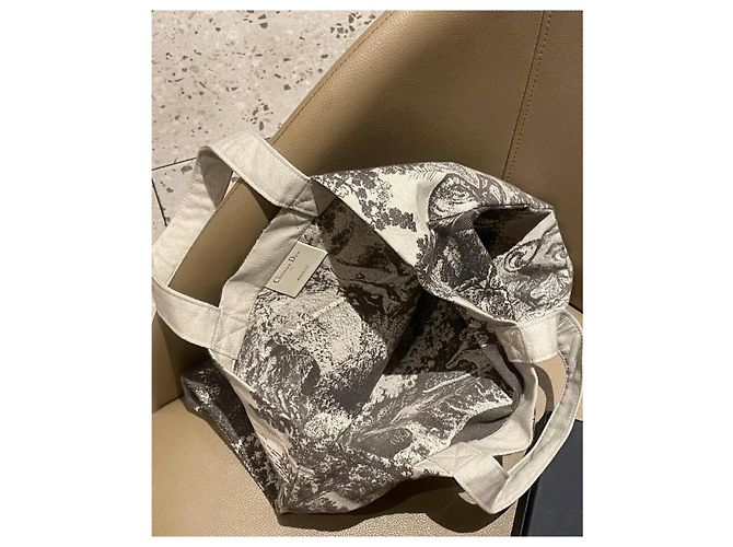 Borsa tote Christian Dior Toile de Jouy - vista 3