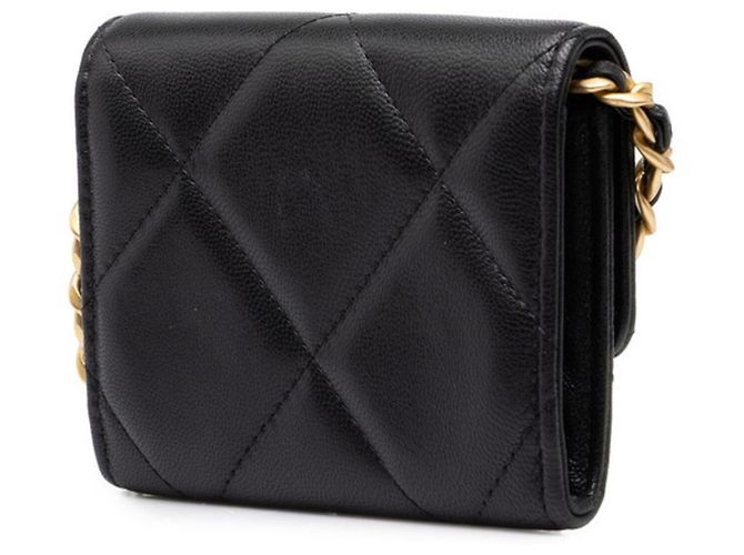 Borsa a tracolla con catena e portafoglio Chanel Coco Mark Matelassé 19 - vista 2