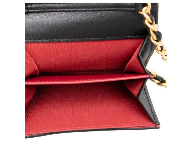 Borsa a tracolla con catena e portafoglio Chanel Coco Mark Matelassé 19 - vista 4