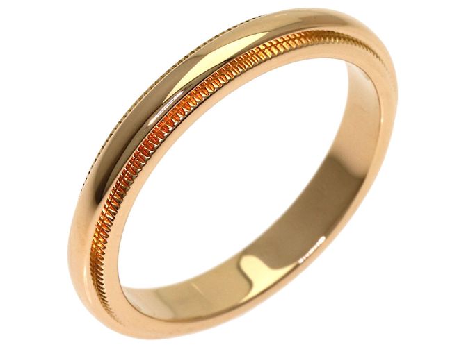 Autre Marque Anello Milgrain Tiffany & Co. in oro rosa 18K - vista 2