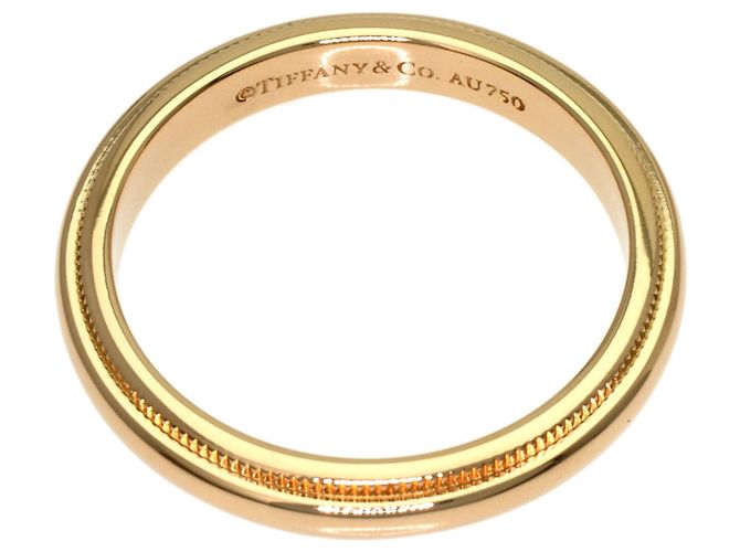 Autre Marque Anello Milgrain Tiffany & Co. in oro rosa 18K - vista 4