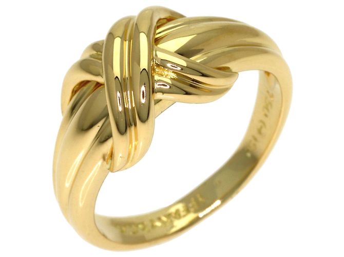 Autre Marque Anello a fascia da donna Tiffany & Co. in oro giallo 18K - vista 2