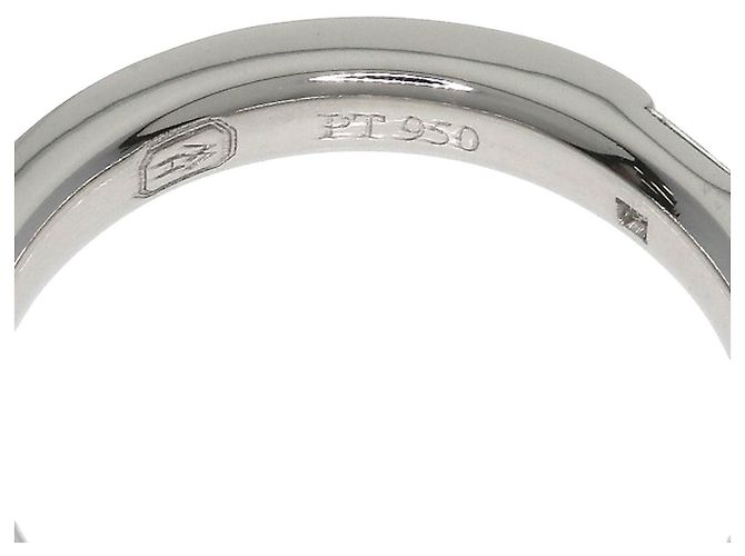Harry Winston Ehering mit Princess-Cut-Diamanten - Ansicht 5