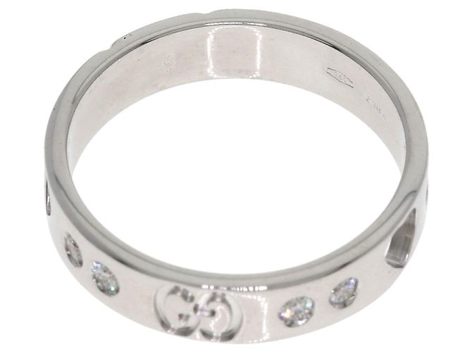 Gucci Amor Heart 10P Diamond Ring aus 18K Weißgold - Ansicht 4
