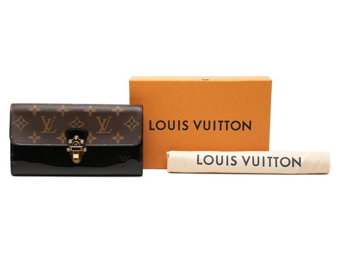 Louis Vuitton Monogram Portefeuille Cherrywood Bi-fold Long Wallet - vista 7