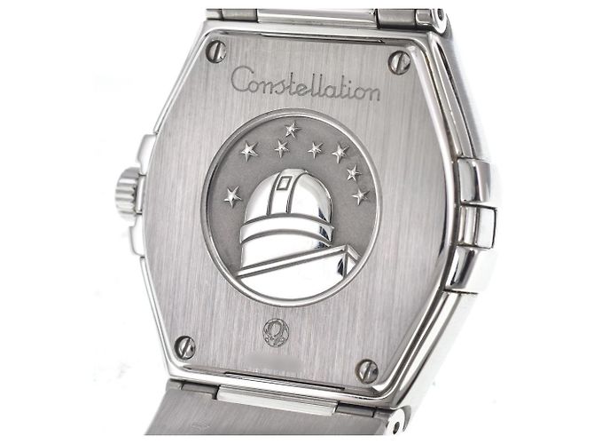 Omega Constellation Quartz aus Edelstahl mit Diamantmarkierungen und Perlmutt 28 - Ansicht 6