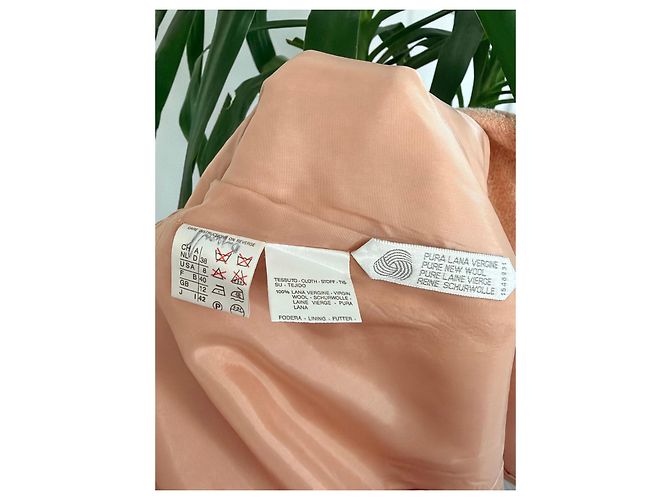Max Mara Blazer de lana virgen rosa pálido - vista 5