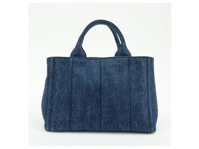 Prada Canapa Convertible Denim Medium - Ansicht 2
