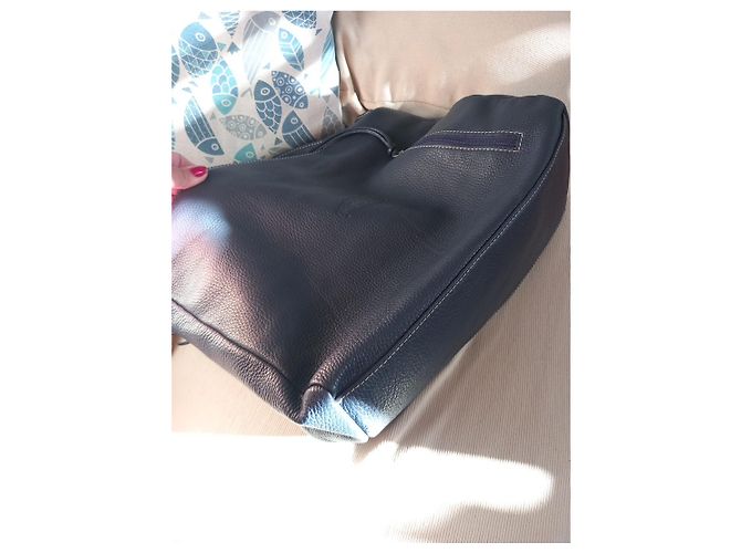 Borsa a spalla Tod's in pelle blu - vista 10