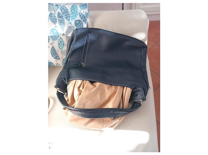 Borsa a spalla Tod's in pelle blu - vista 8