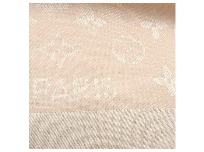 Sciarpa Sciarpa in Lana e Seta Monogram Louis Vuitton Rosa Chiaro - vista 13