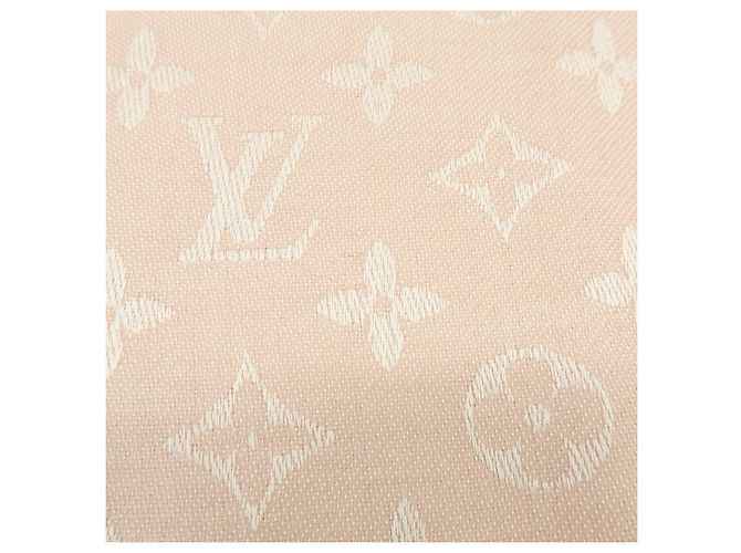 Sciarpa Sciarpa in Lana e Seta Monogram Louis Vuitton Rosa Chiaro - vista 15