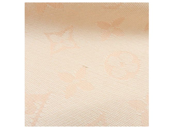 Sciarpa Sciarpa in Lana e Seta Monogram Louis Vuitton Rosa Chiaro - vista 17