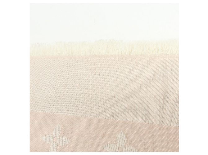 Sciarpa Sciarpa in Lana e Seta Monogram Louis Vuitton Rosa Chiaro - vista 20