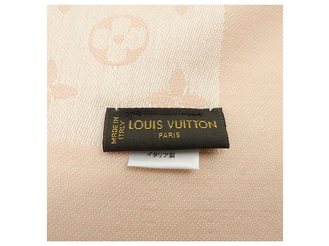 Sciarpa Sciarpa in Lana e Seta Monogram Louis Vuitton Rosa Chiaro - vista 21